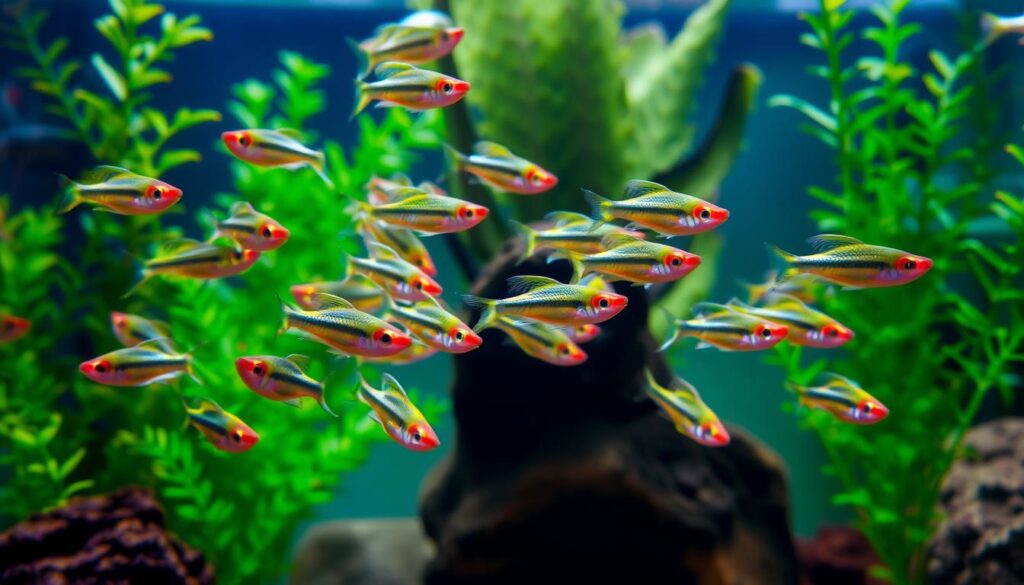 Rummy-nose tetra in aquarium