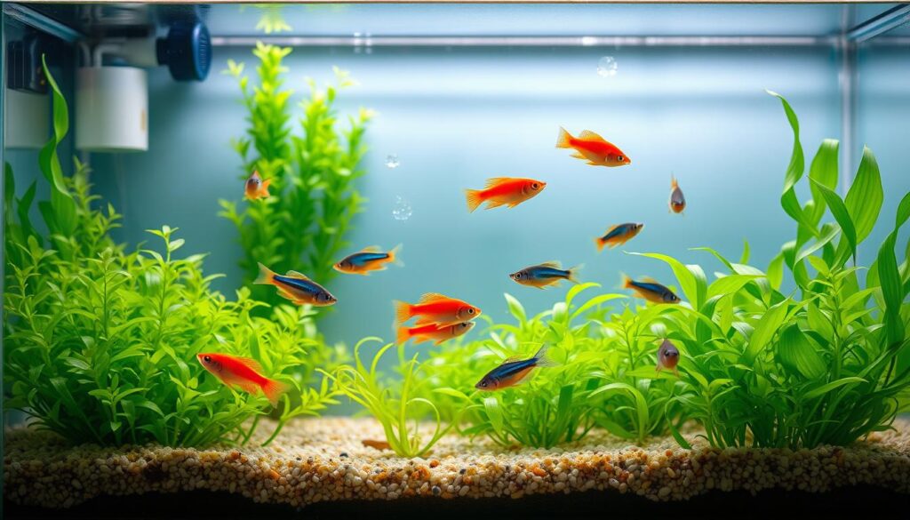 neon tetra breeding tank setup