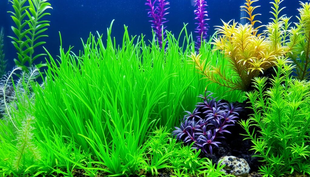 Dwarf Hairgrass compared to other aquarium carpeting plants