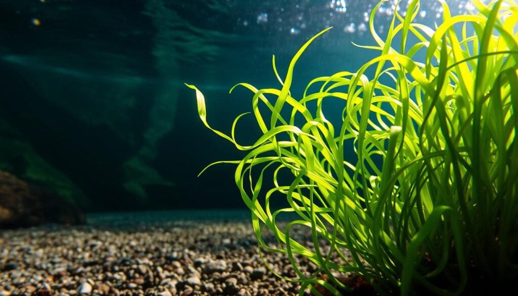 Vallisneria spiralis aquatic plant