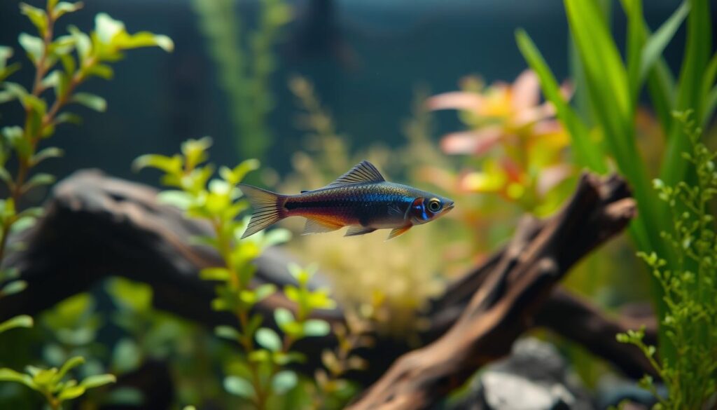 Purple Emperor Tetra in aquarium